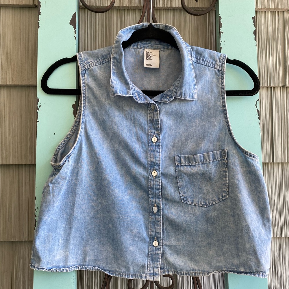 80s Denim Vest cowboy western